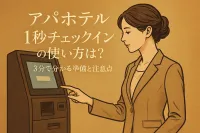 アパホテル 1秒チェックインの使い方は？3分で分かる準備と注意点