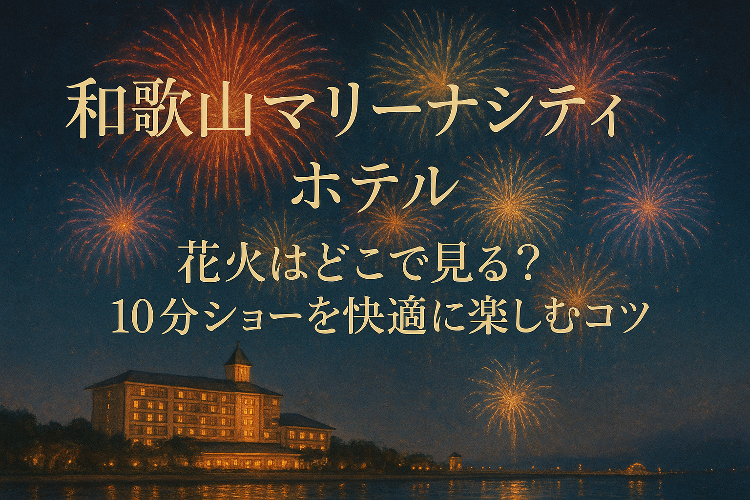 和歌山マリーナシティ ホテル 花火はどこで見る？10分ショーを快適に楽しむコツ