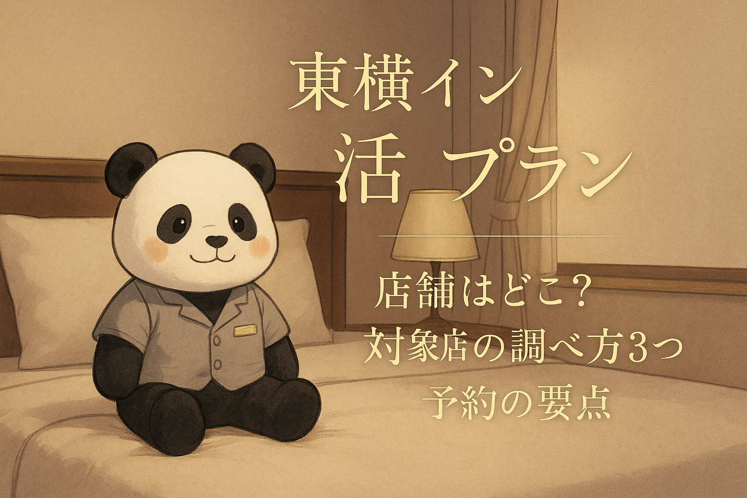 東横イン ぬい活プラン 店舗はどこ？対象店の調べ方3つと予約の要点