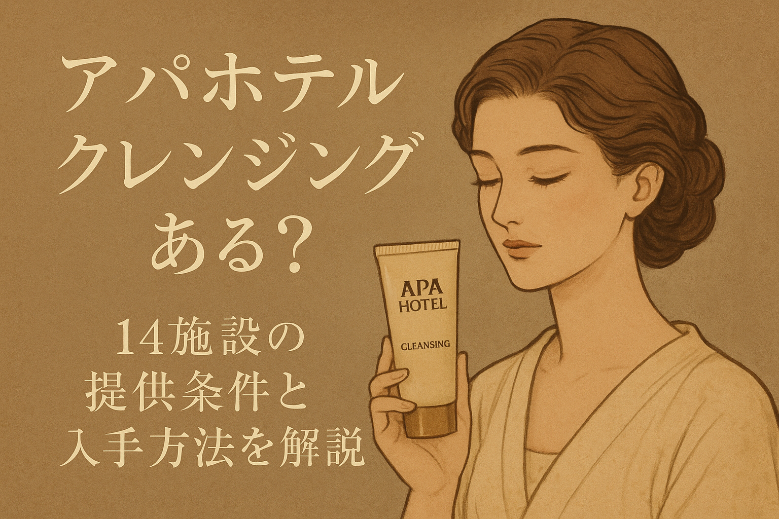 アパホテル クレンジング ある？14施設の提供条件と入手方法を解説