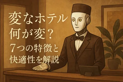 変なホテルは何が変？7つの特徴と快適性を解説