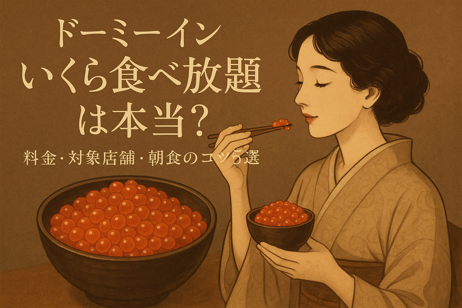 ドーミーイン いくら食べ放題は本当?料金・対象店舗・朝食のコツ5選