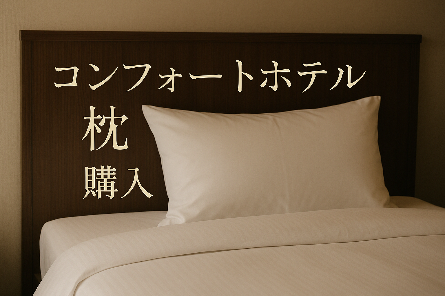 コンフォートホテル 枕 購入の方法は？チョイスピローの価格と選び方3選
