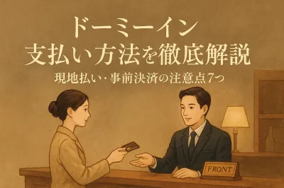 ドーミーイン 支払い方法を徹底解説？現地払い・事前決済の注意点7つ