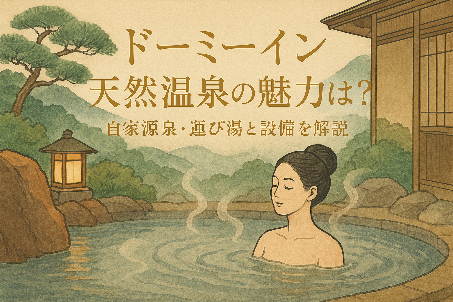 ドーミーイン 天然温泉の魅力は？自家源泉・運び湯と設備を解説