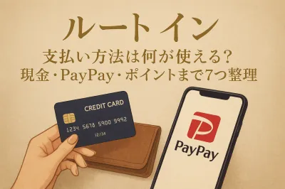 ルートイン 支払い方法は何が使える？現金・PayPay・ポイントまで7つ整理