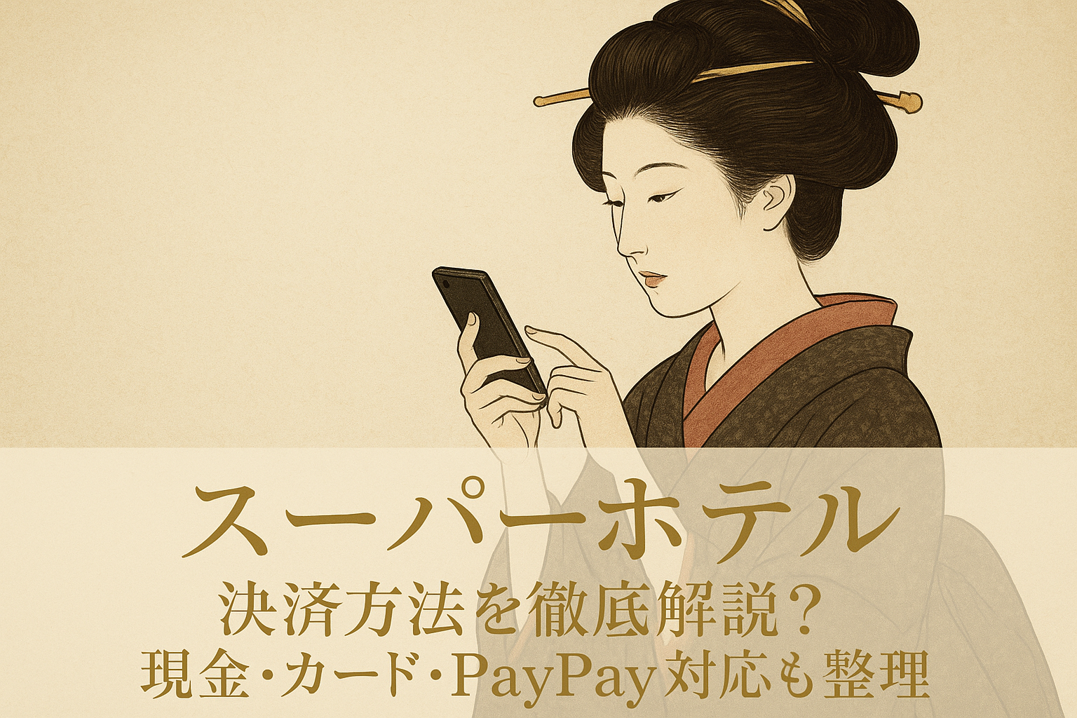 スーパーホテル 決済方法を徹底解説？現金・カード・PayPay対応も整理