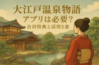 大江戸温泉物語のアプリは必要？会員特典と活用3選