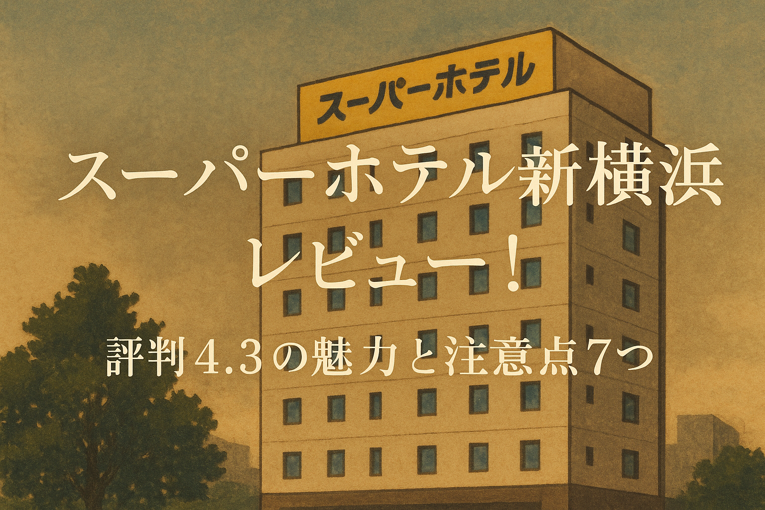 スーパーホテル新横浜 レビュー!評判4.3の魅力と注意点7つ