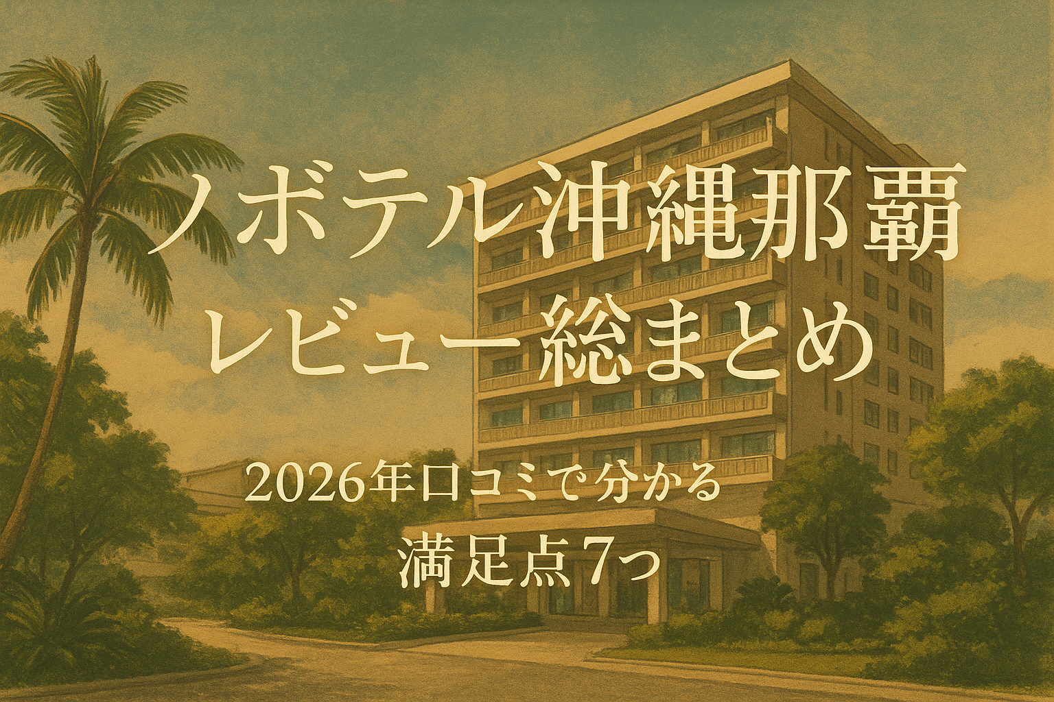 ノボテル沖縄那覇 レビュー総まとめ？2026年口コミで分かる満足点7つ