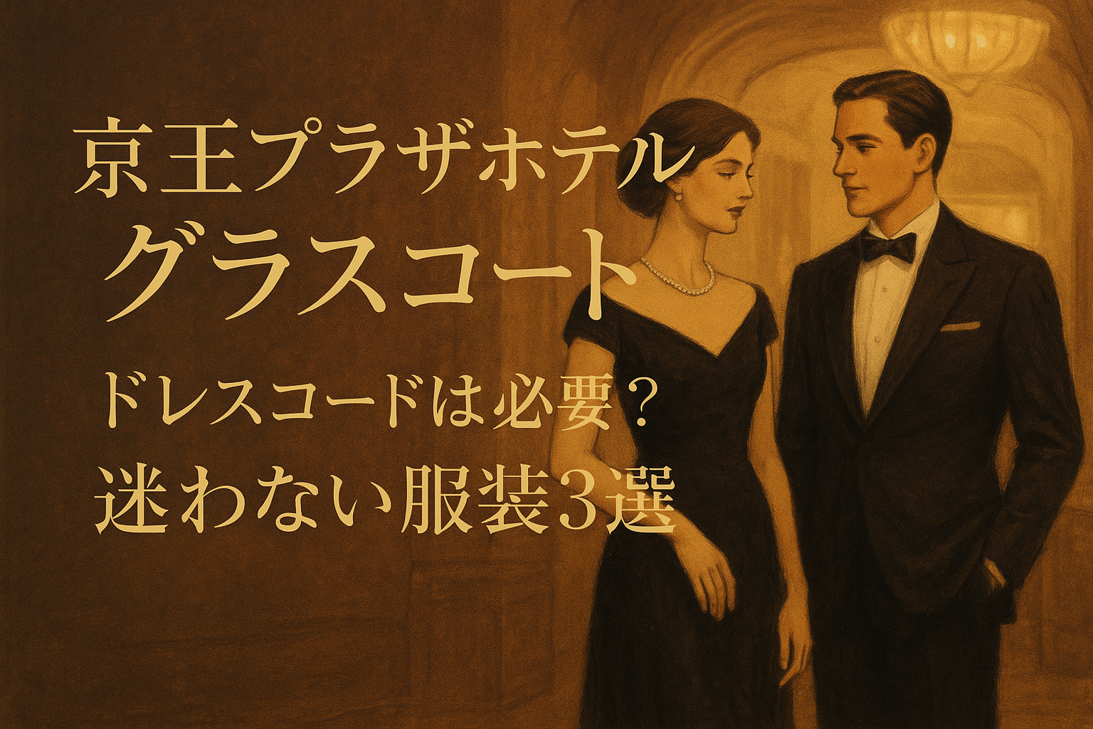 京王プラザホテル グラスコート ドレスコードは必要?迷わない服装3選