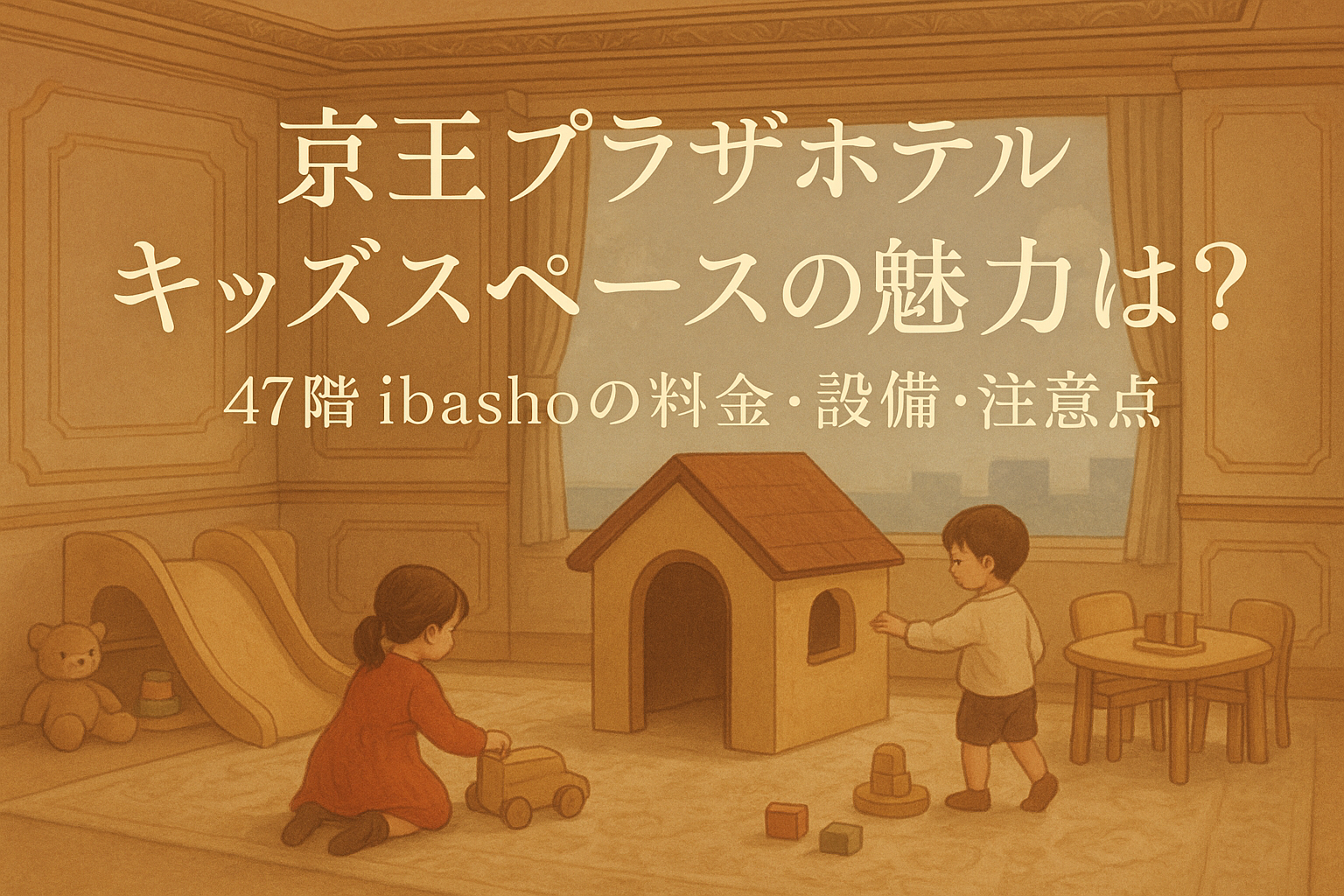 京王プラザホテル キッズスペースの魅力は？47階ibashoの料金・設備・注意点
