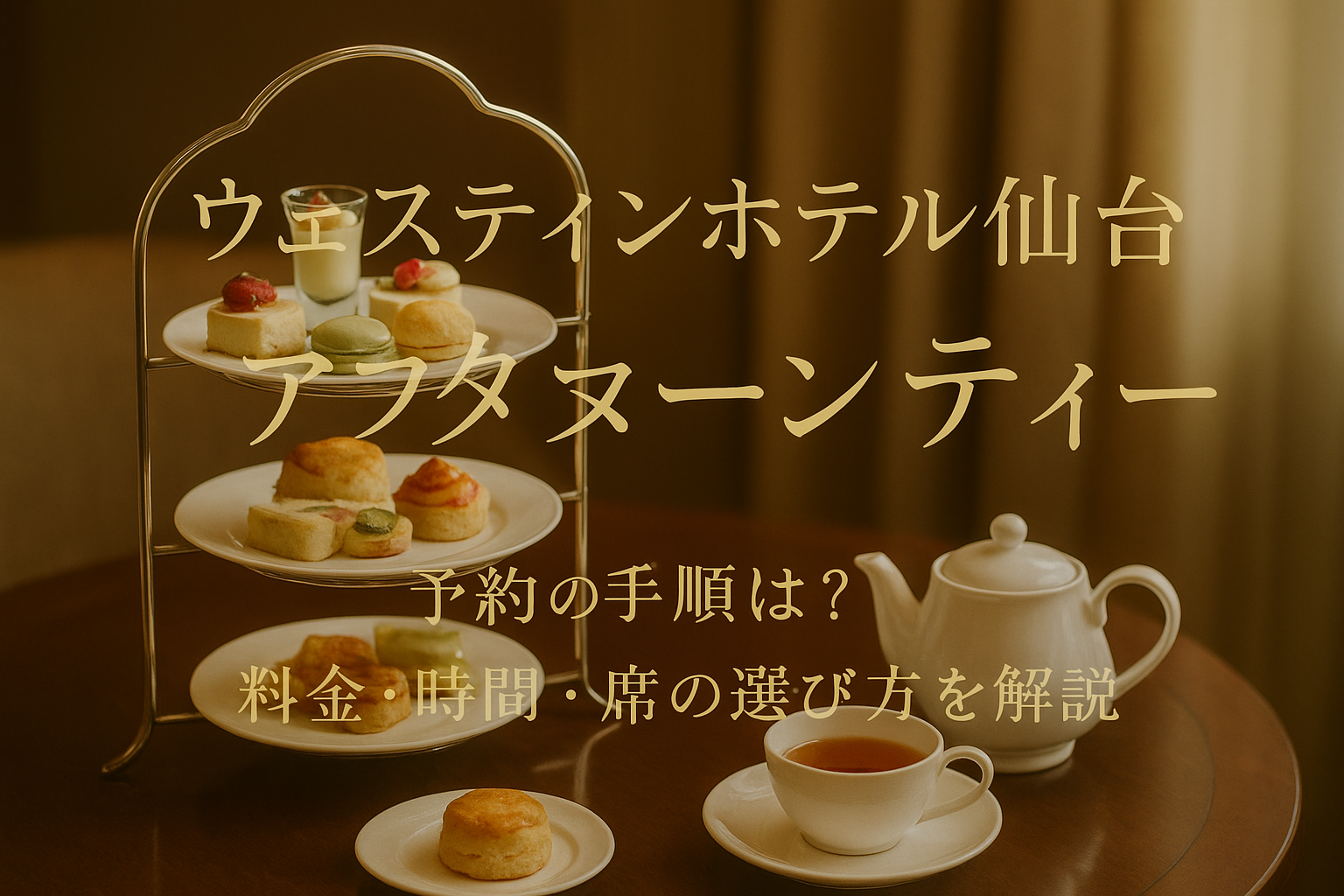 ウェスティンホテル仙台 アフタヌーンティー 予約の手順は？料金・時間・席の選び方を解説？