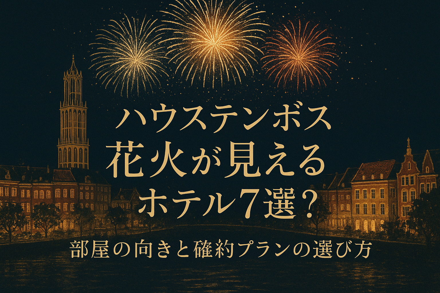 ハウステンボス 花火 が 見える ホテル7選？部屋の向きと確約プランの選び方