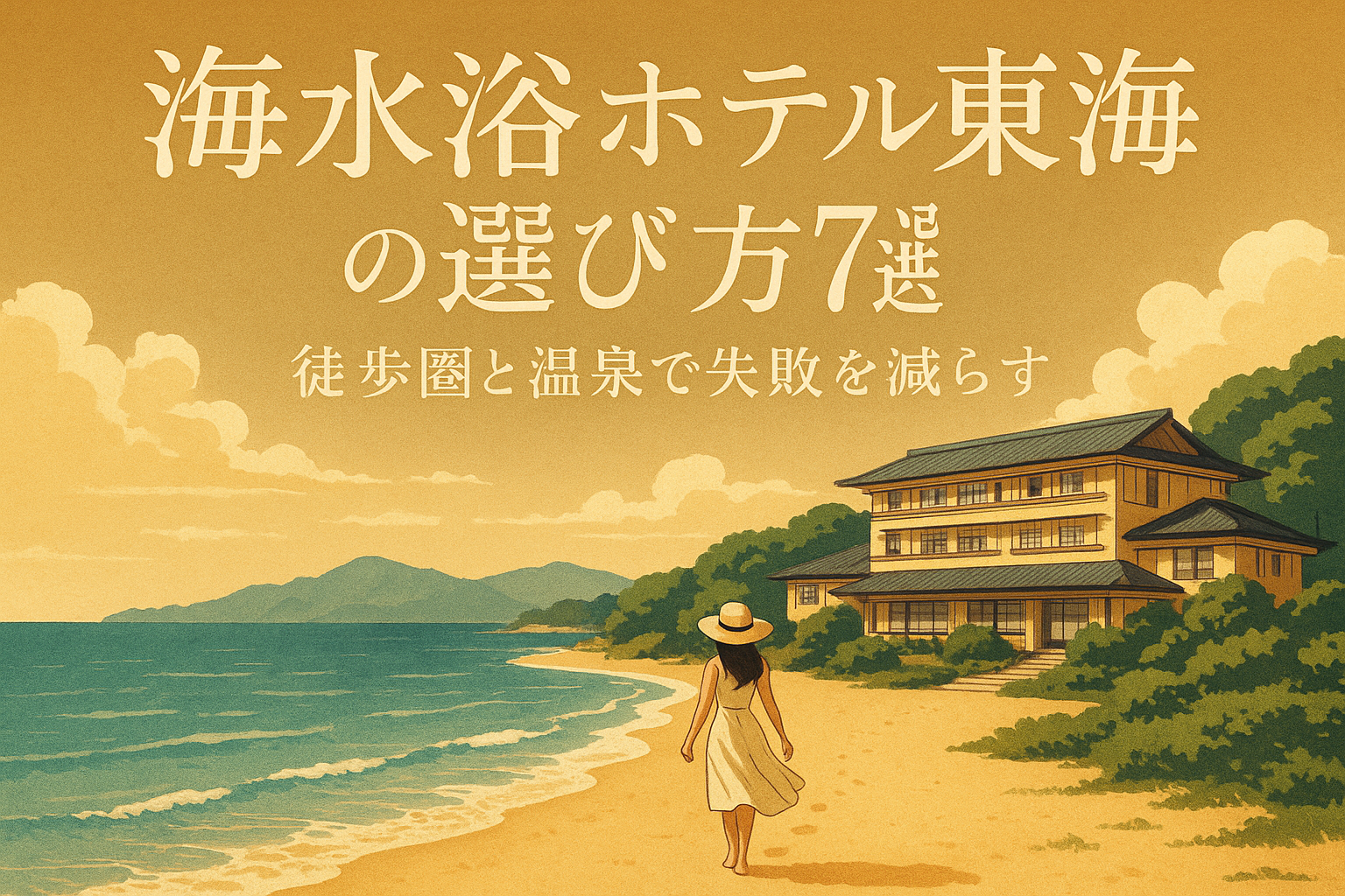 海水浴 ホテル 東海の選び方7選？徒歩圏と温泉で失敗を減らす