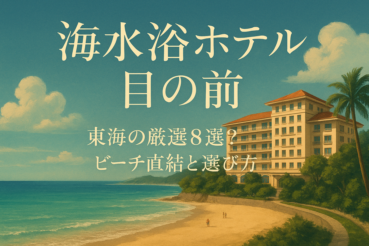 海水浴 ホテル 目の前 東海の厳選8選?ビーチ直結と選び方