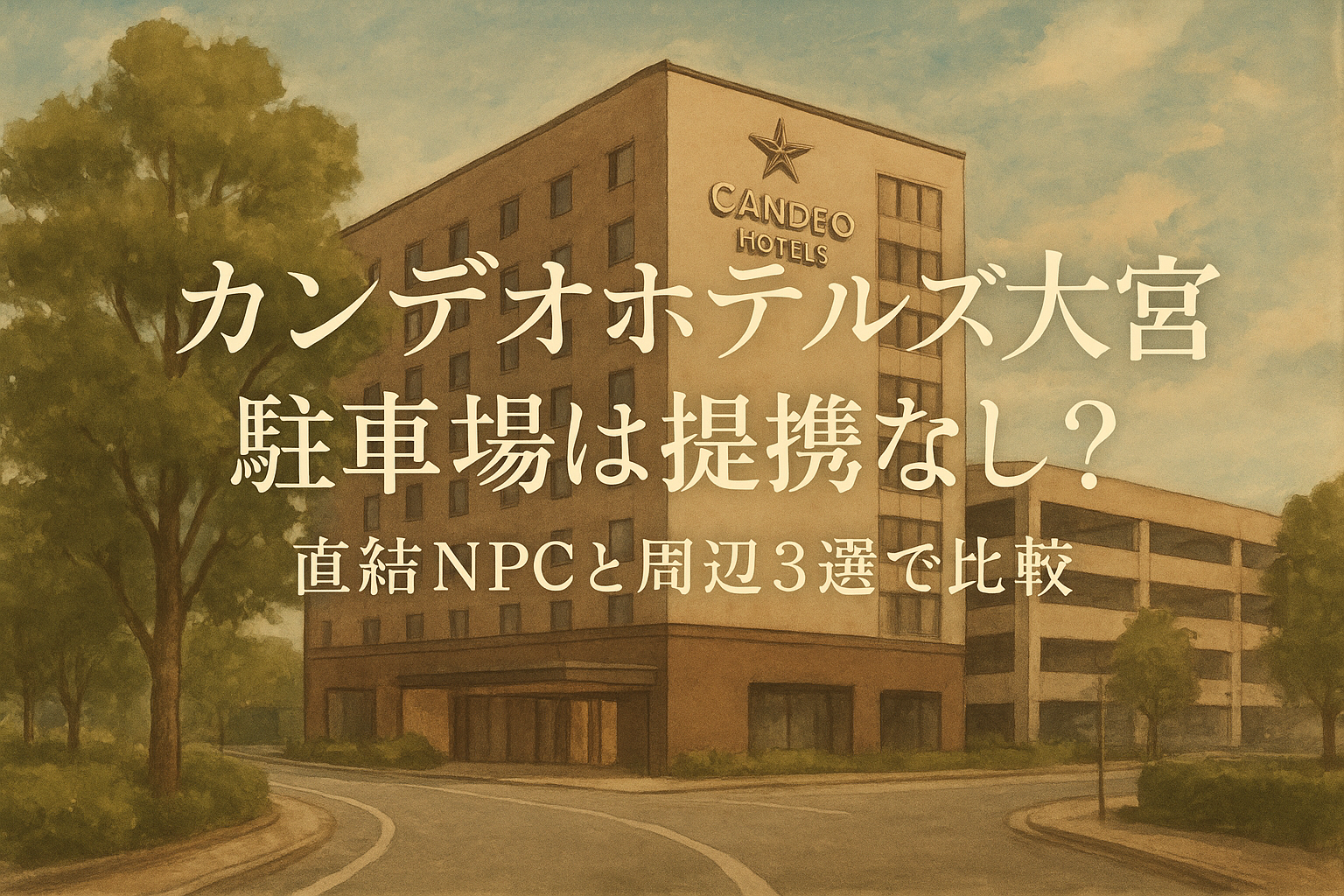 カンデオホテルズ大宮 駐車場は提携なし?直結NPCと周辺3選で比較