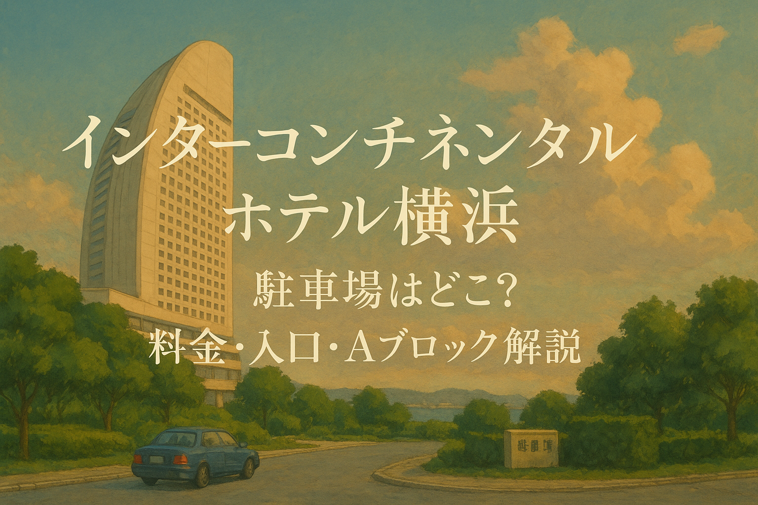 インターコンチネンタルホテル横浜 駐車場はどこ？料金・入口・Aブロックを解説