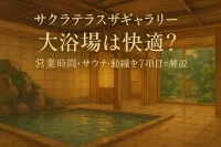 サクラテラスザギャラリー 大浴場は快適？営業時間・サウナ・動線を7項目で解説