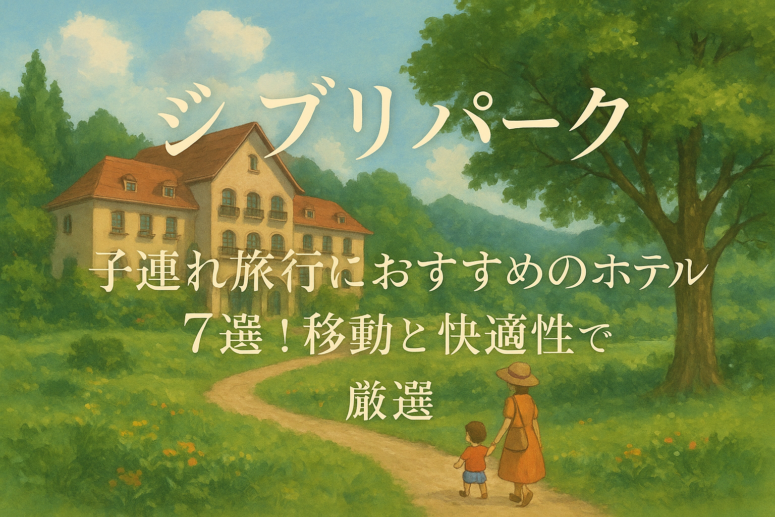 ジブリパーク 子連れ旅行におすすめのホテル7選!移動と快適性で厳選