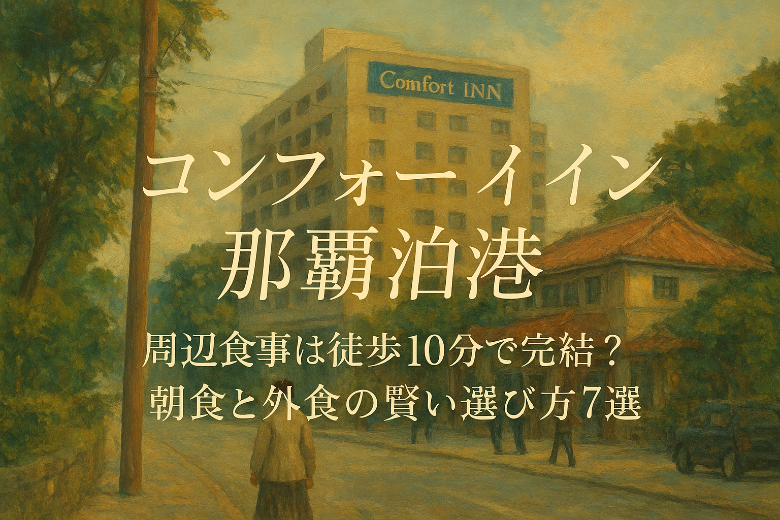 コンフォートイン 那覇泊港 周辺食事は徒歩10分で完結？朝食と外食の賢い選び方7選