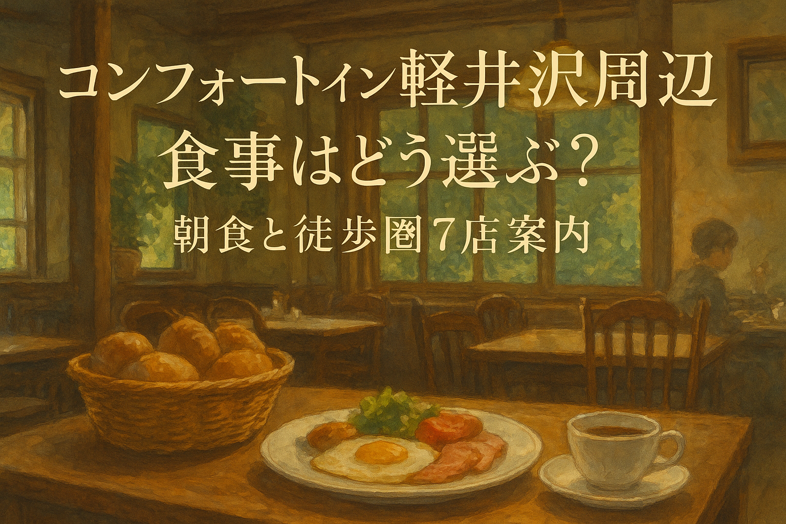 コンフォートイン 軽井沢 周辺 食事はどう選ぶ?朝食と徒歩圏7店案内