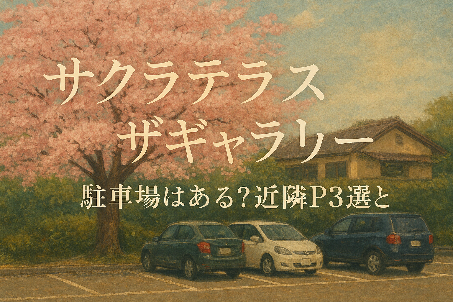 サクラテラスザギャラリー 駐車場はある？近隣P3選と予約術