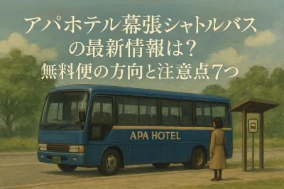 アパホテル 幕張 シャトルバスの最新情報は？無料便の方向と注意点7つ
