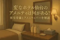 変なホテル仙台のアメニティは何がある？客室常備とアメニティバーを解説