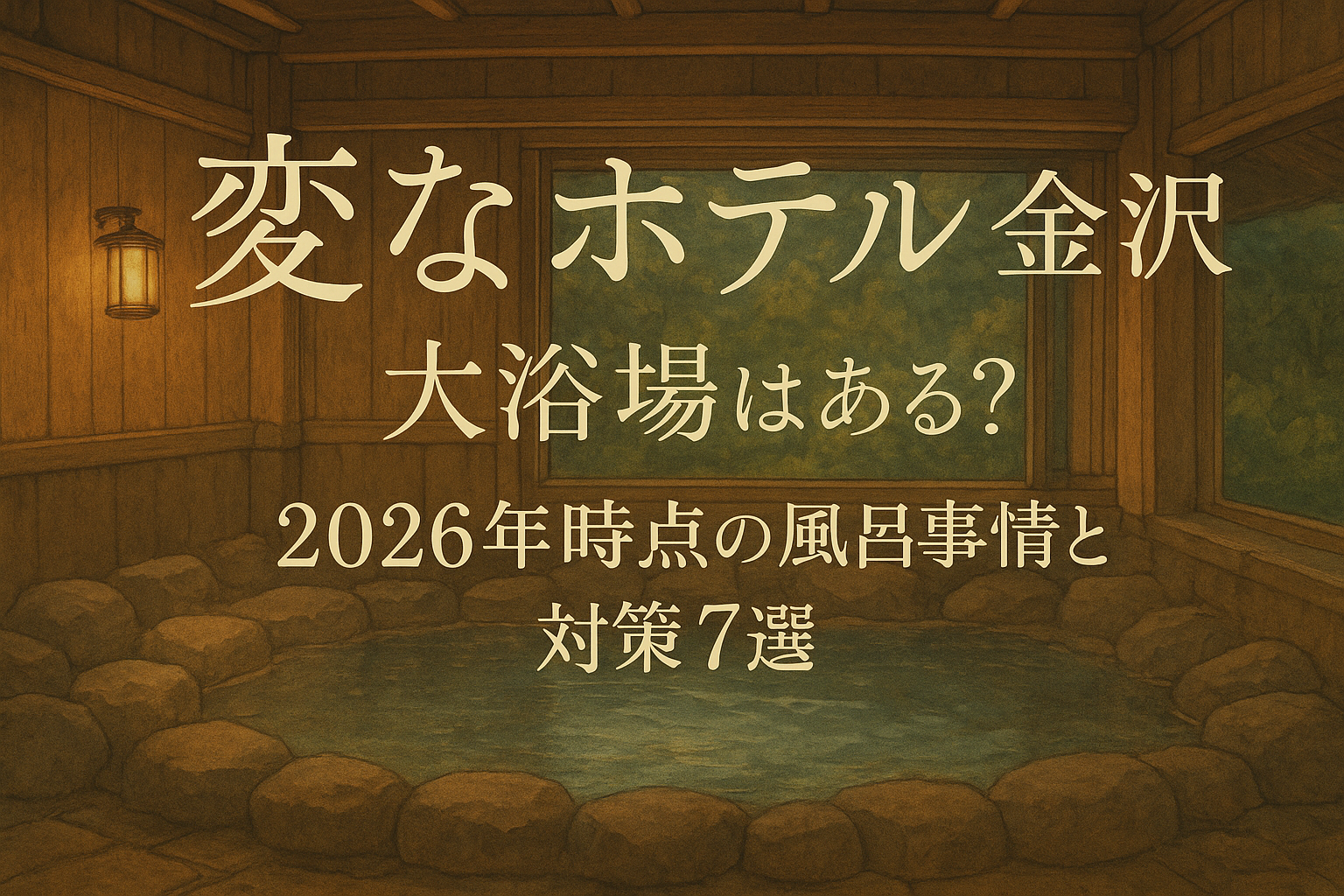 変なホテル 金沢 大浴場はある？2026年時点の風呂事情と対策7選