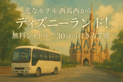 変なホテル西葛西からディズニーランド！無料シャトルで30分の行き方7選
