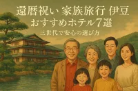還暦祝い家族旅行 伊豆のおすすめホテル7選！三世代で安心の選び方