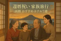 還暦祝い家族旅行 函館のおすすめホテル7選！温泉と記念日対応で選ぶ