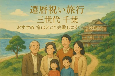 還暦祝い旅行三世代 千葉のおすすめ宿はどこ？失敗しにくい7つの選び方