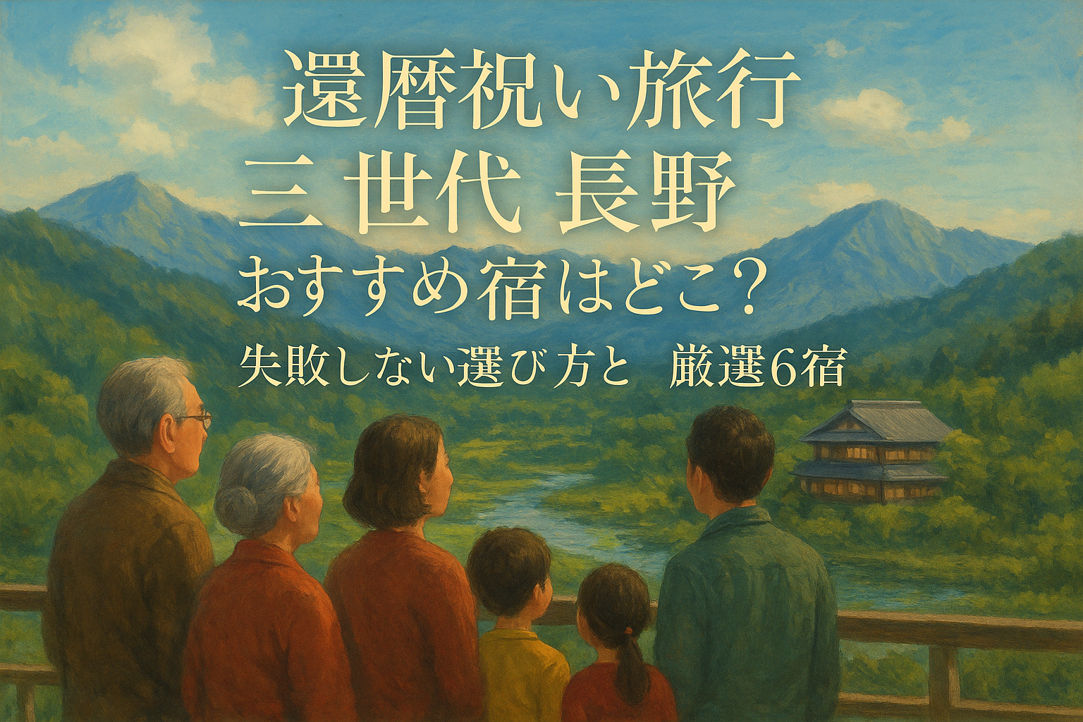 還暦祝い旅行 三世代 長野 おすすめ 宿はどこ？失敗しない選び方と厳選6宿