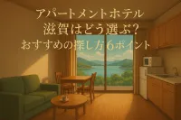 アパートメントホテル 滋賀はどう選ぶ？おすすめの探し方6ポイント
