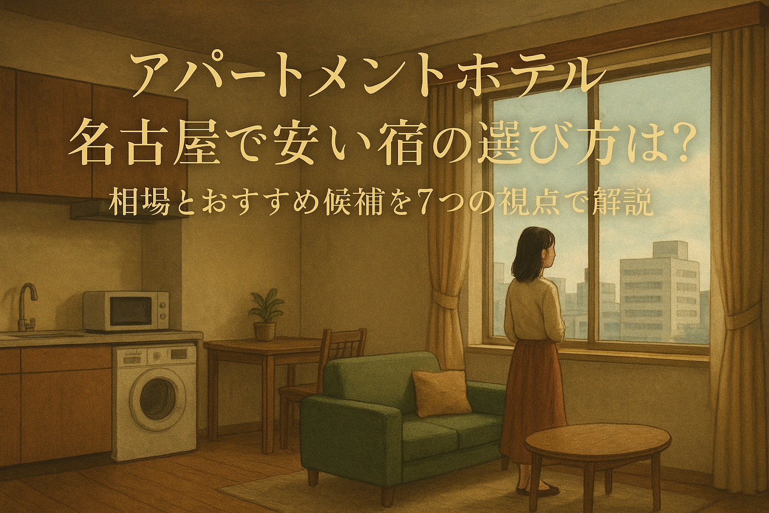 アパートメントホテル 名古屋で安い宿の選び方は？相場とおすすめ候補を7つの視点で解説