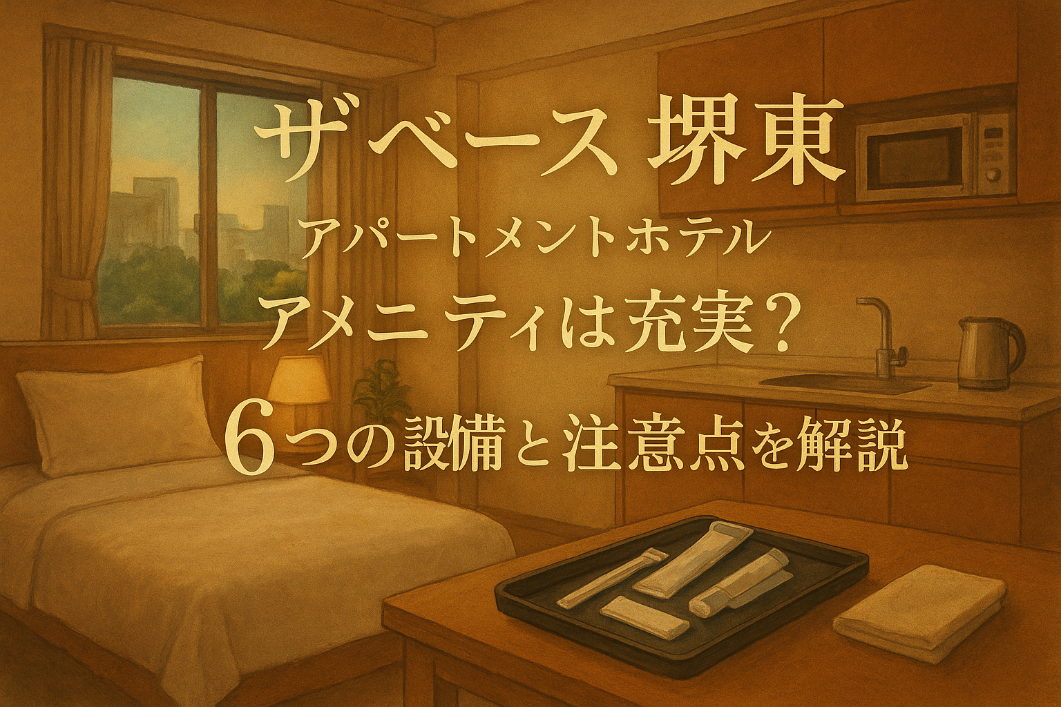 ザベース 堺東 アパートメントホテル アメニティは充実？6つの設備と注意点を解説