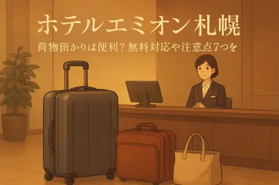 ホテルエミオン 札幌 荷物預かりは便利？無料対応や注意点7つを解説