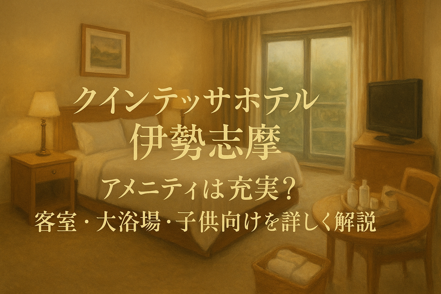 クインテッサホテル伊勢志摩 アメニティは充実?客室・大浴場・子供向けを詳しく解説