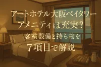 アートホテル大阪ベイタワー アメニティは充実？客室設備と持ち物を7項目で解説