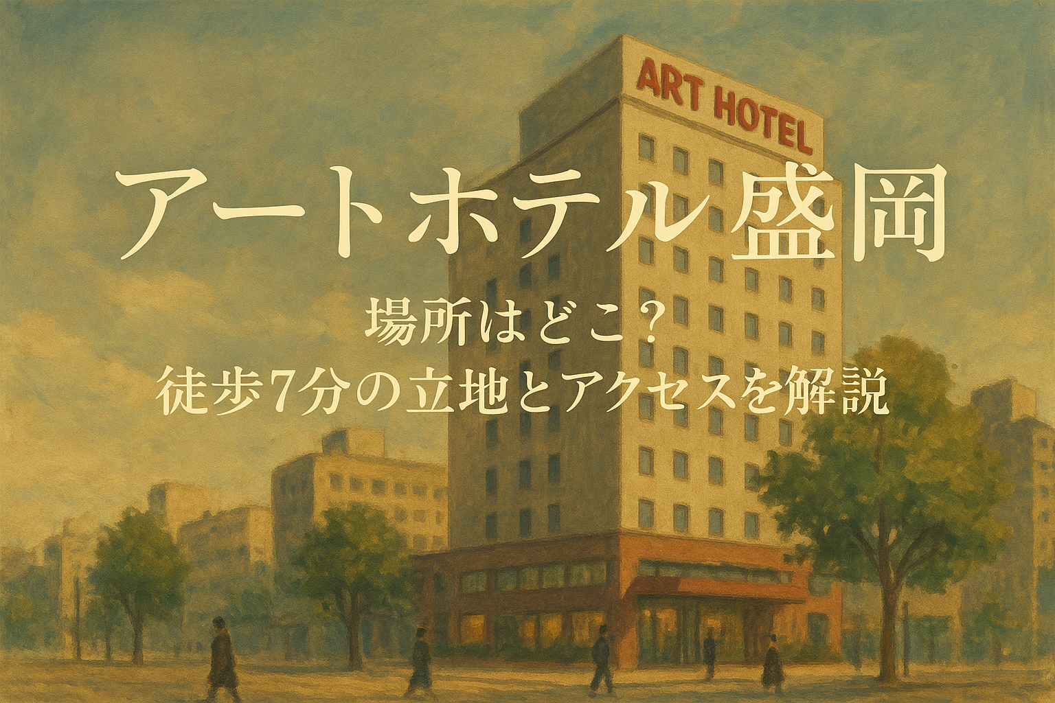 アートホテル盛岡 場所はどこ？徒歩7分の立地とアクセスを解説