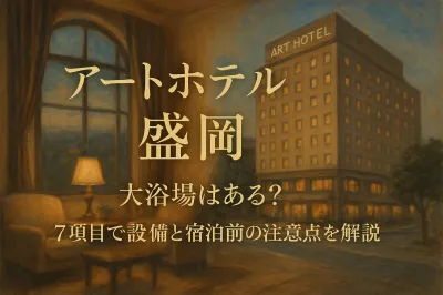 アートホテル盛岡に大浴場はある？7項目で設備と宿泊前の注意点を解説