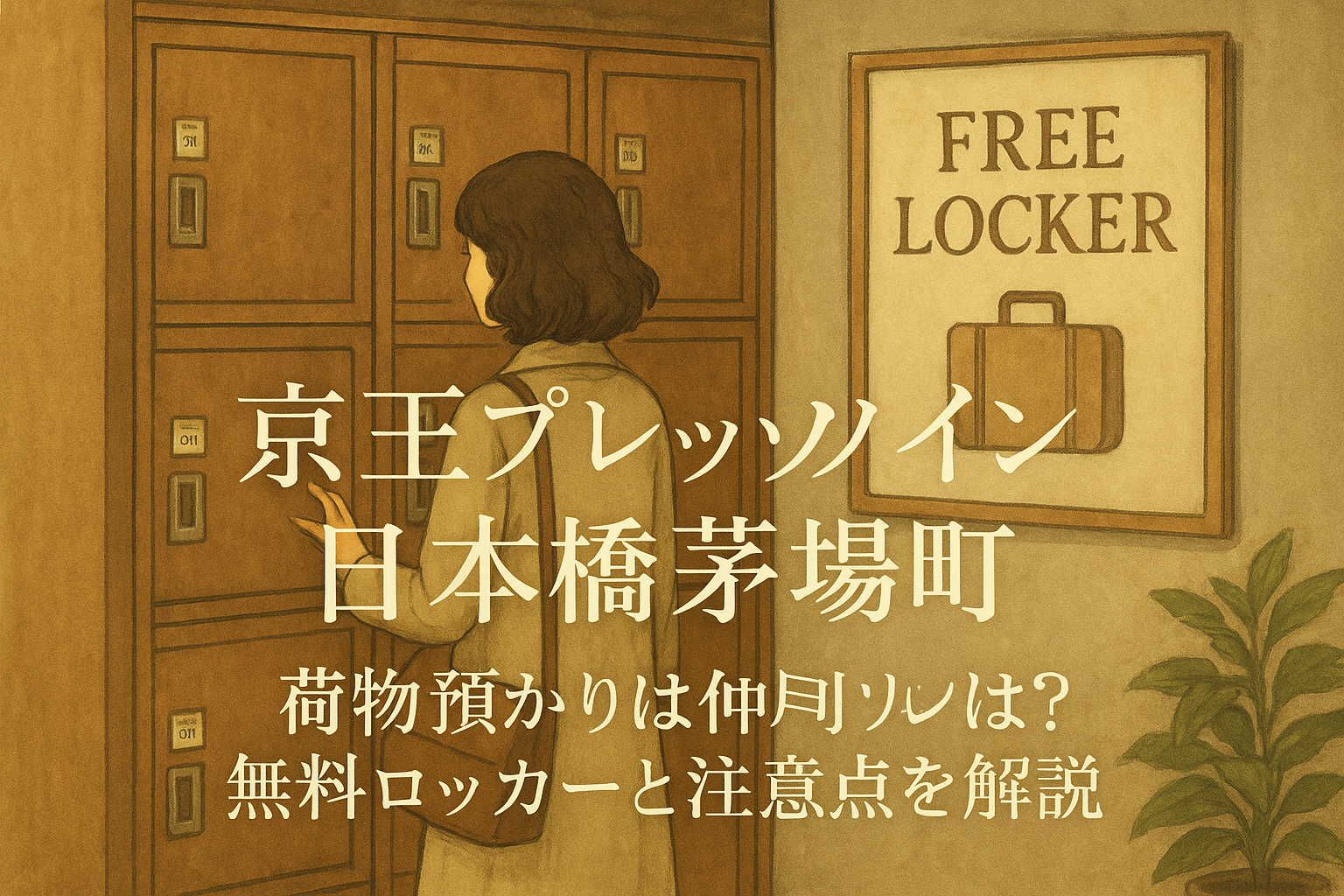 京王プレッソイン日本橋茅場町 荷物預かりは便利?無料ロッカーと注意点を解説