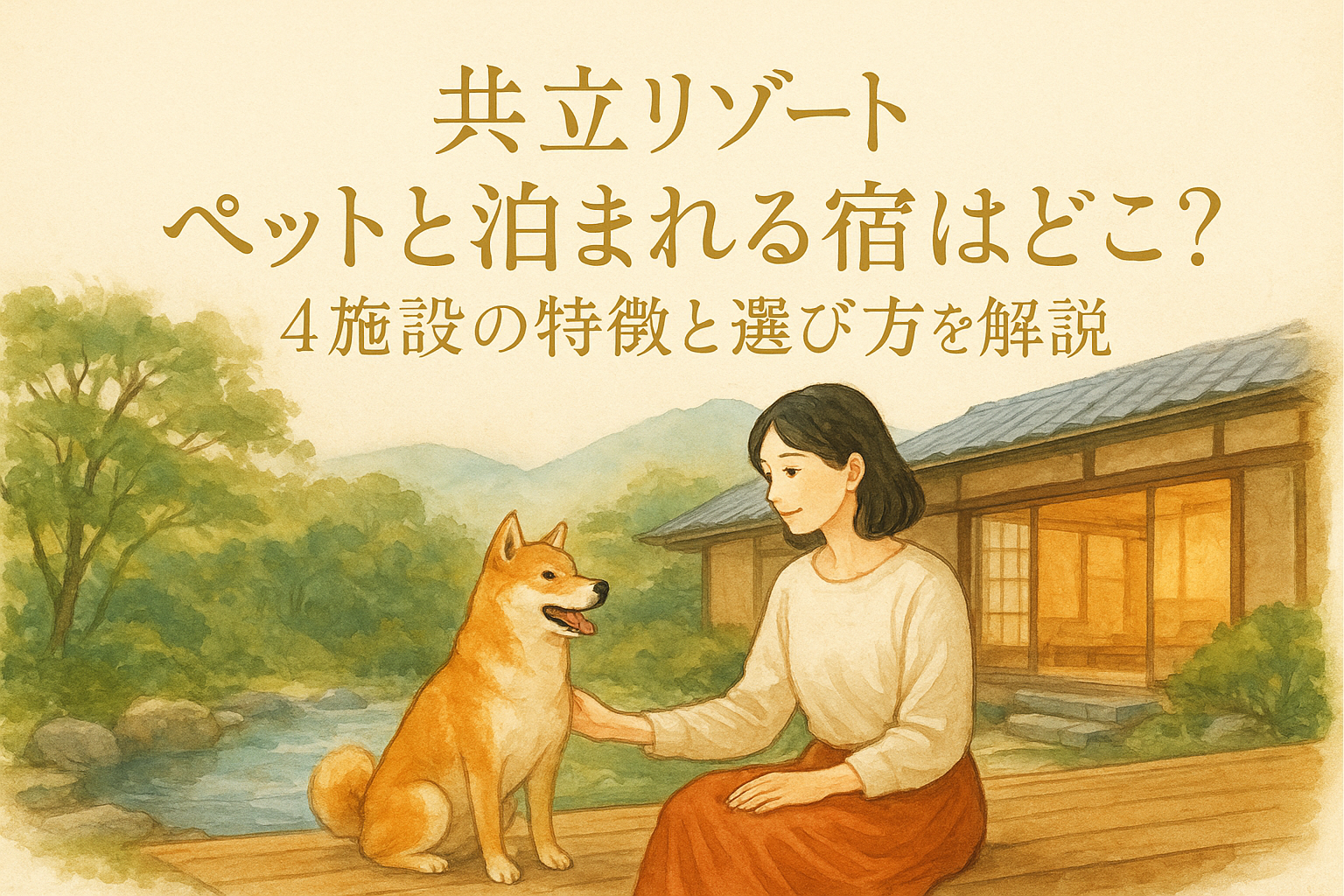 共立リゾート ペットと泊まれる宿はどこ？4施設の特徴と選び方を解説