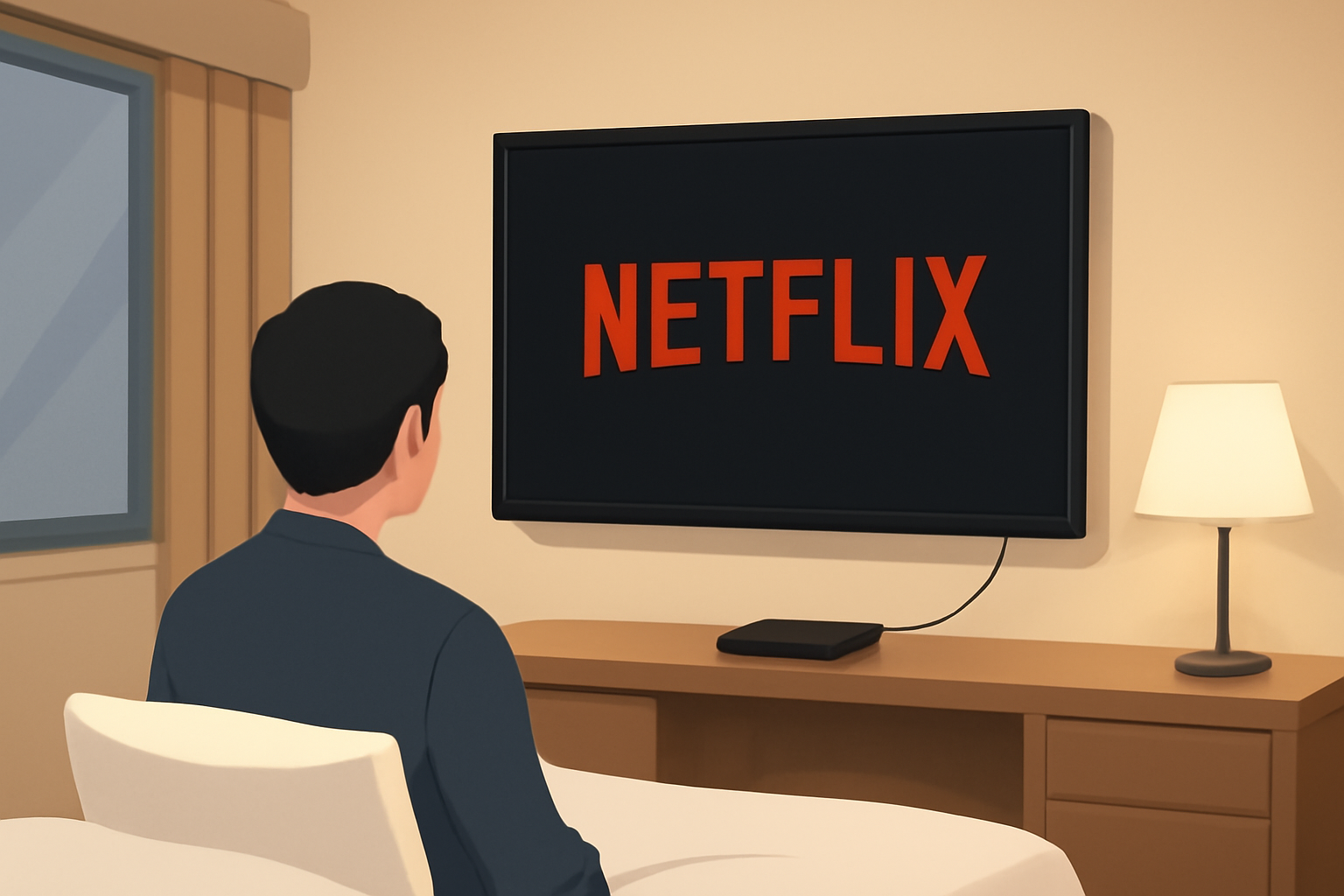 アパホテル　ネトフリは「キャスト対応の客室」で視聴できます