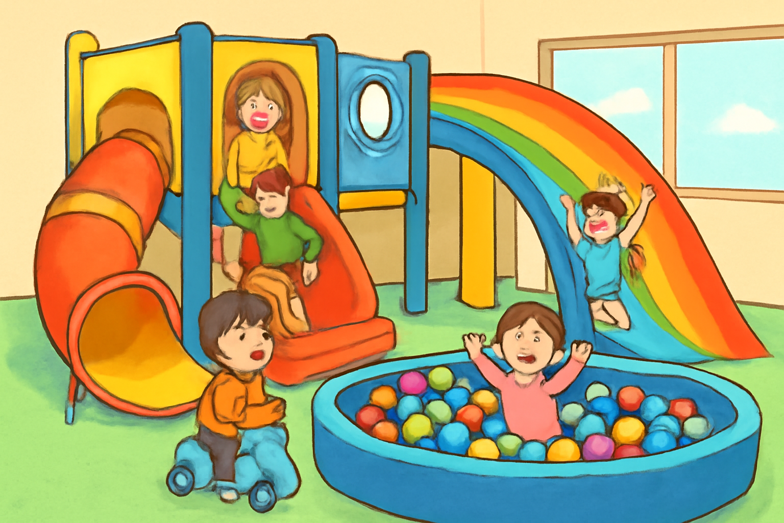 亀の井ホテル　キッズパークは「屋内で安全に遊べる」ファミリー向け施設です