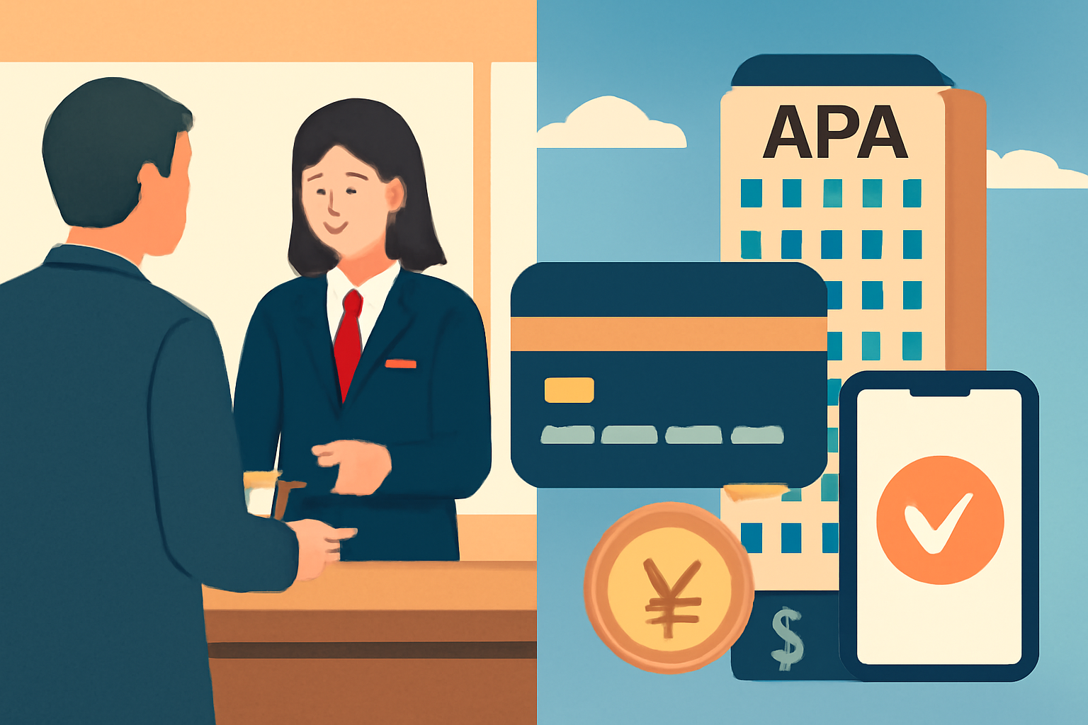 使える支払い手段が分かれる理由は「精算場所」と「処理方式」の違いです