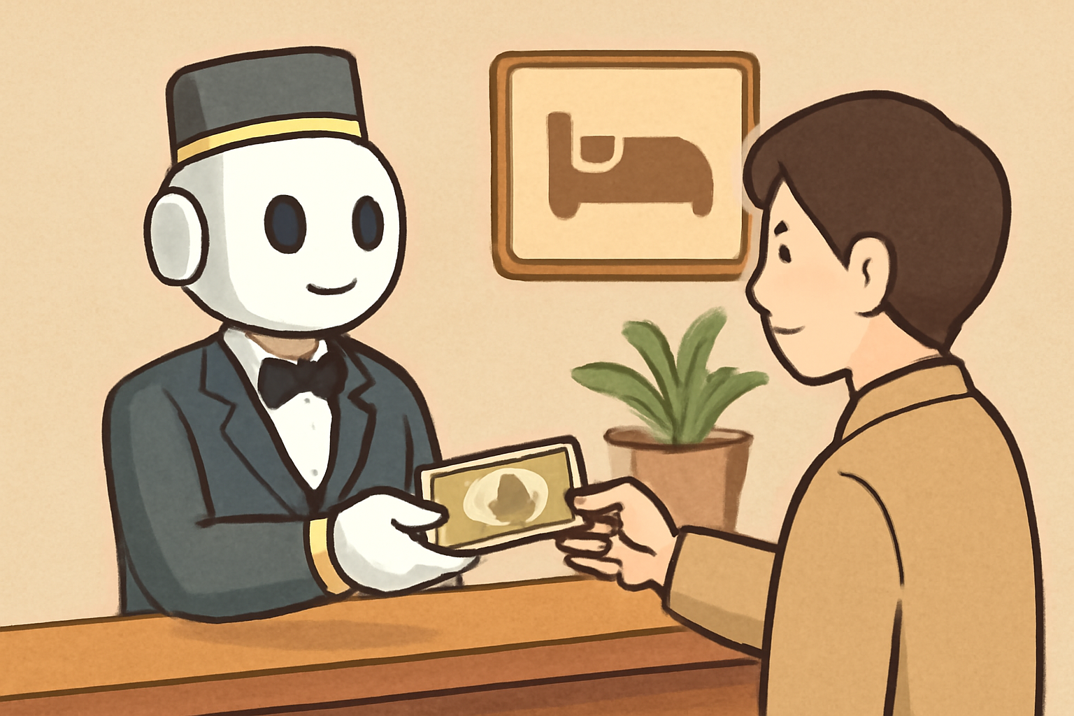 変なホテルは現金払いに対応しています