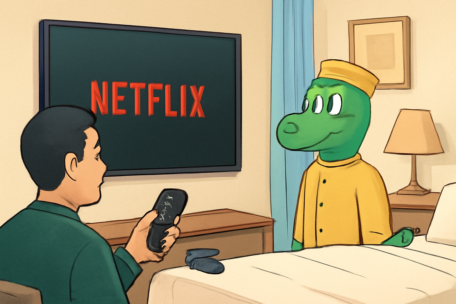 変なホテルのネトフリ視聴はChromecastで実現されます